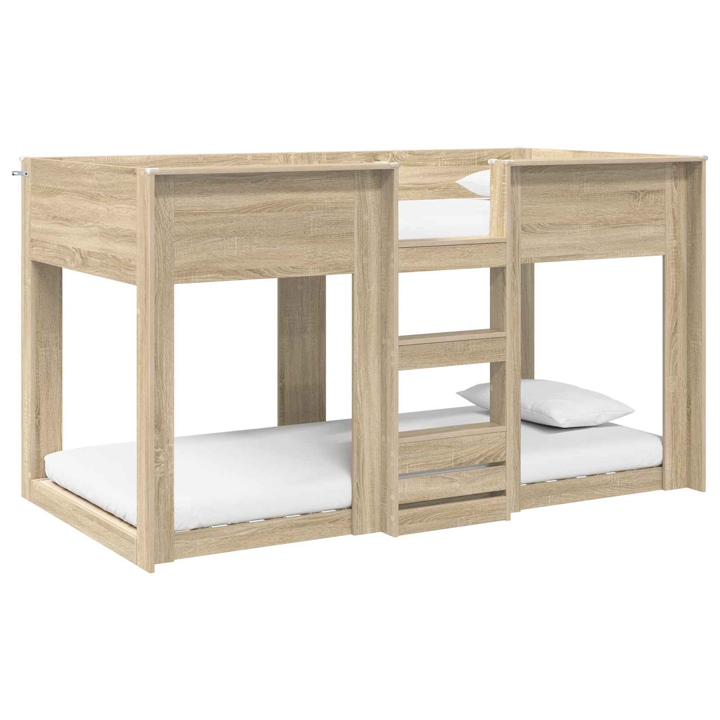 vidaXL Bunk Bed for Kids Sonoma Oak 80 x 200 cm Engineered Wood