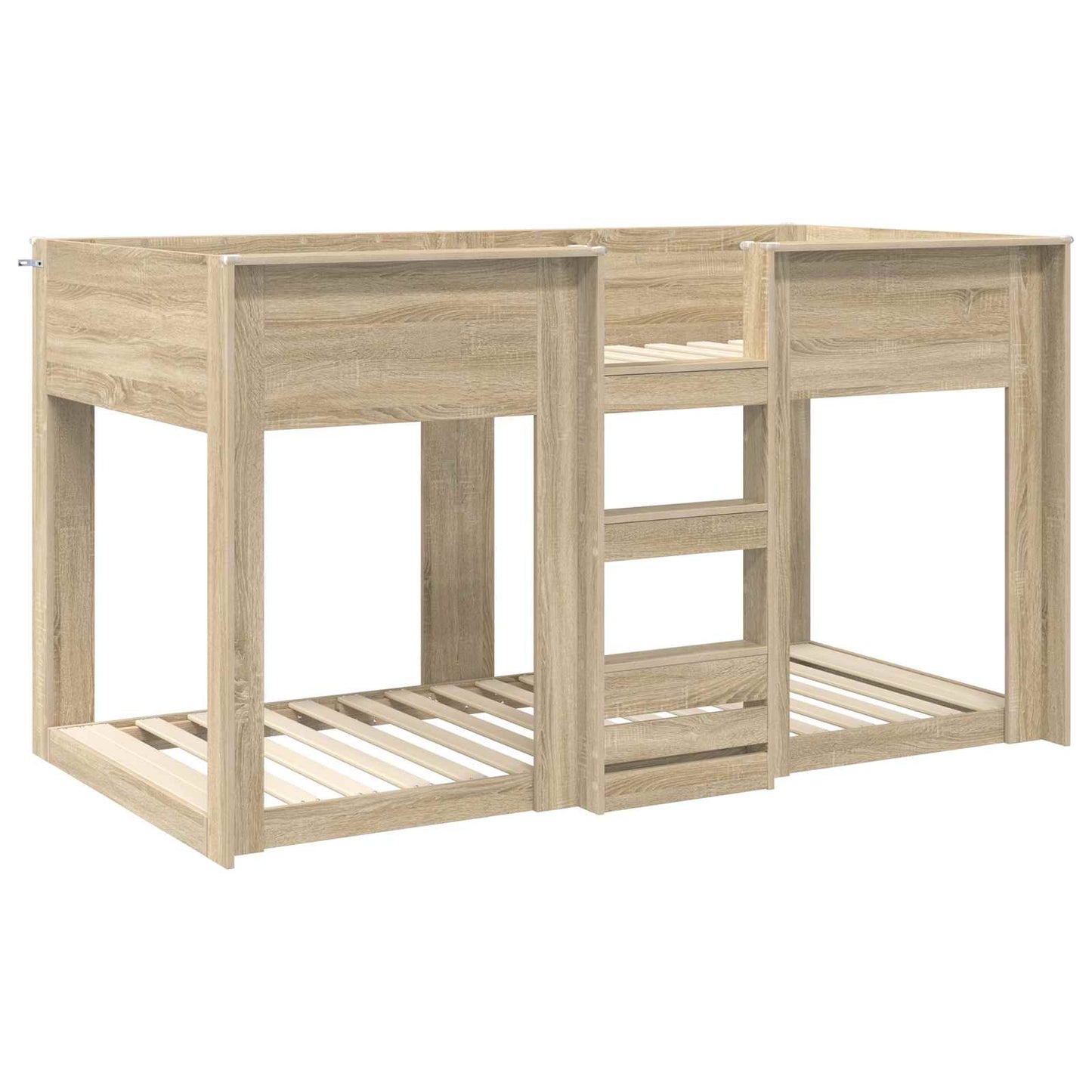 vidaXL Bunk Bed for Kids Sonoma Oak 80 x 200 cm Engineered Wood