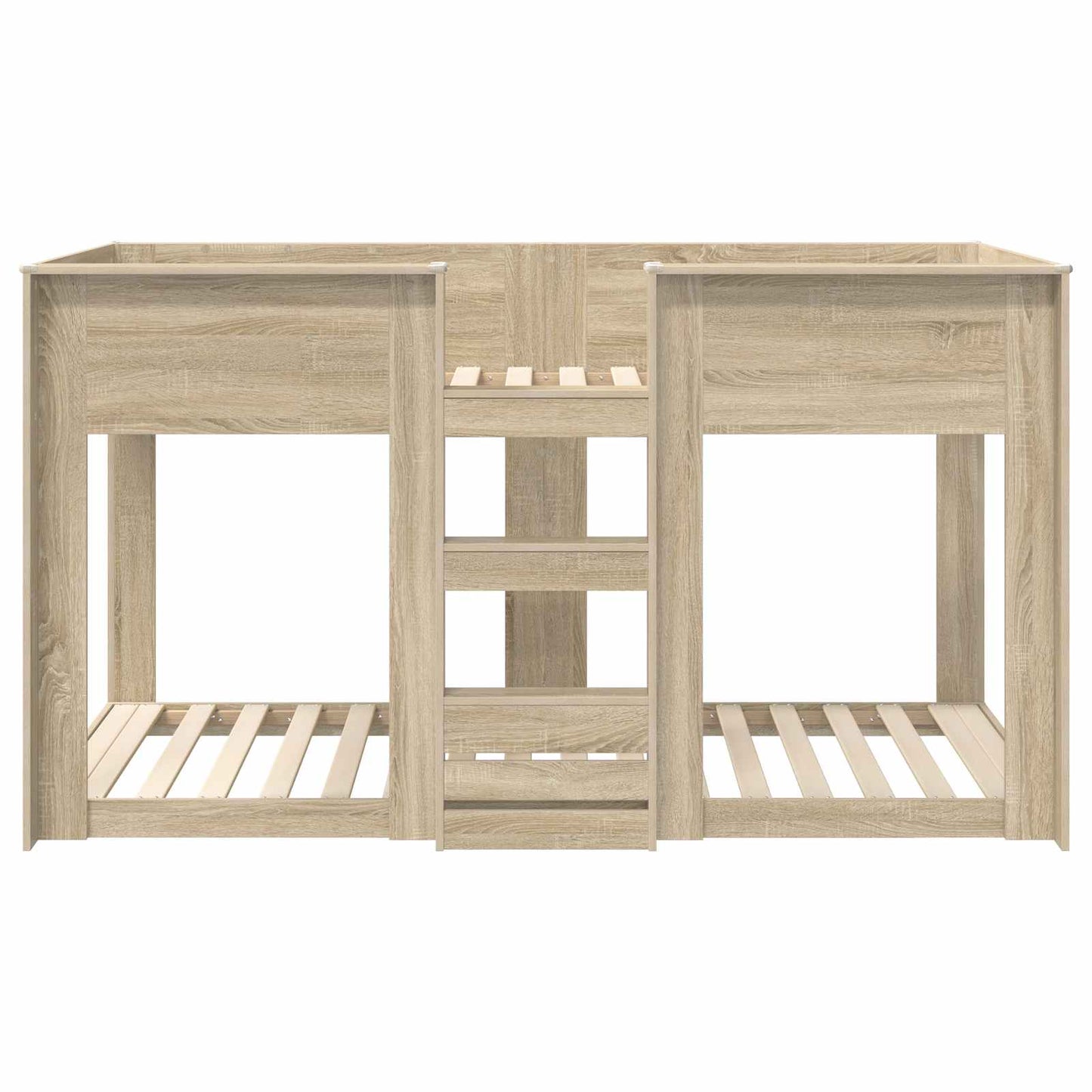 vidaXL Bunk Bed for Kids Sonoma Oak 80 x 200 cm Engineered Wood