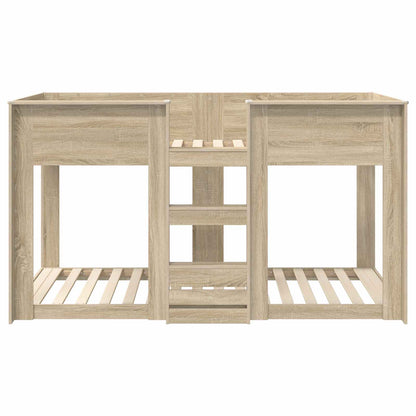 vidaXL Bunk Bed for Kids Sonoma Oak 80 x 200 cm Engineered Wood