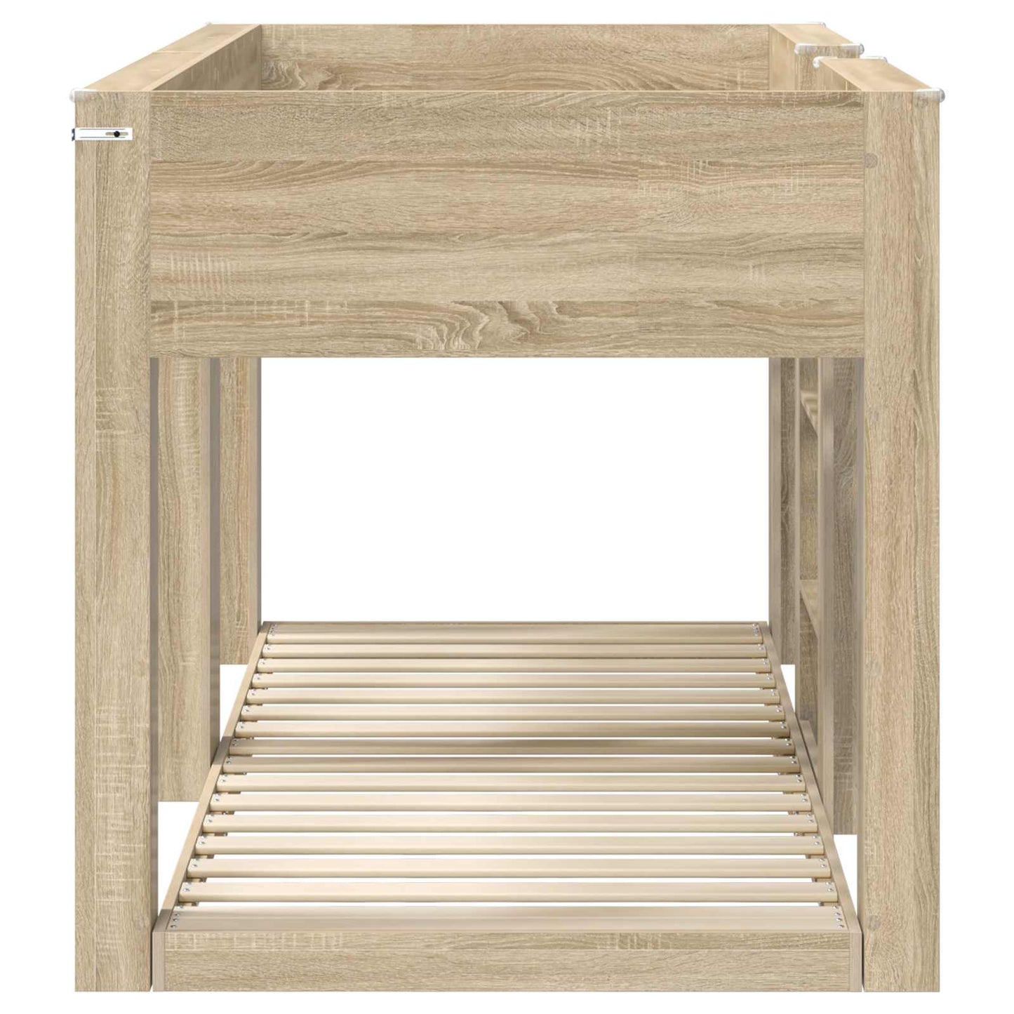 vidaXL Bunk Bed for Kids Sonoma Oak 80 x 200 cm Engineered Wood
