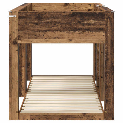 vidaXL Bunk Bed for Kids Old Wood 80 x 200 cm Engineered Wood