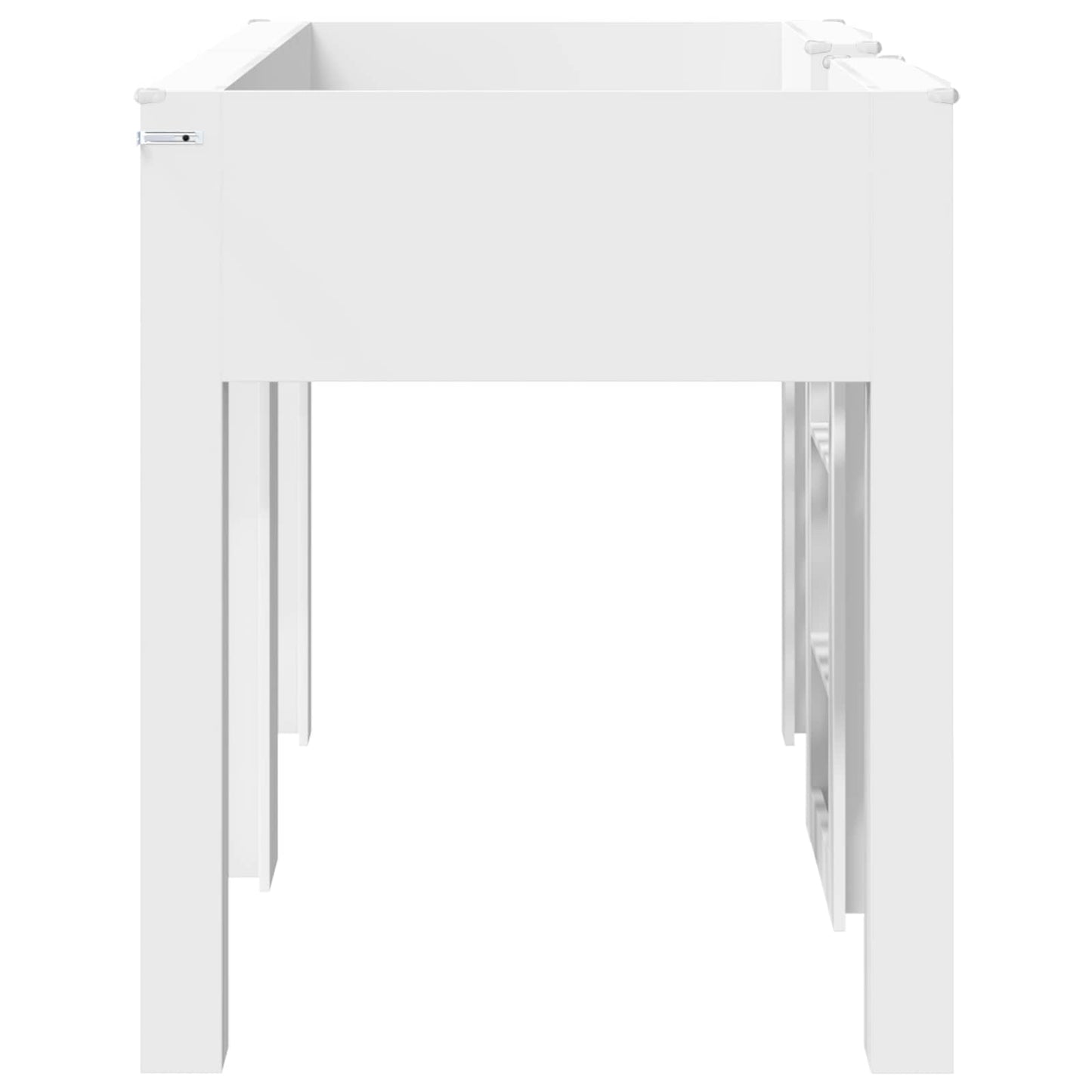 vidaXL Bunk Bed for Kids White 75 x 190 cm Engineered wood