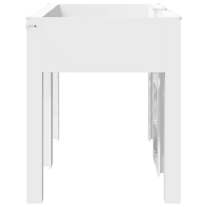 vidaXL Bunk Bed for Kids White 75 x 190 cm Engineered wood