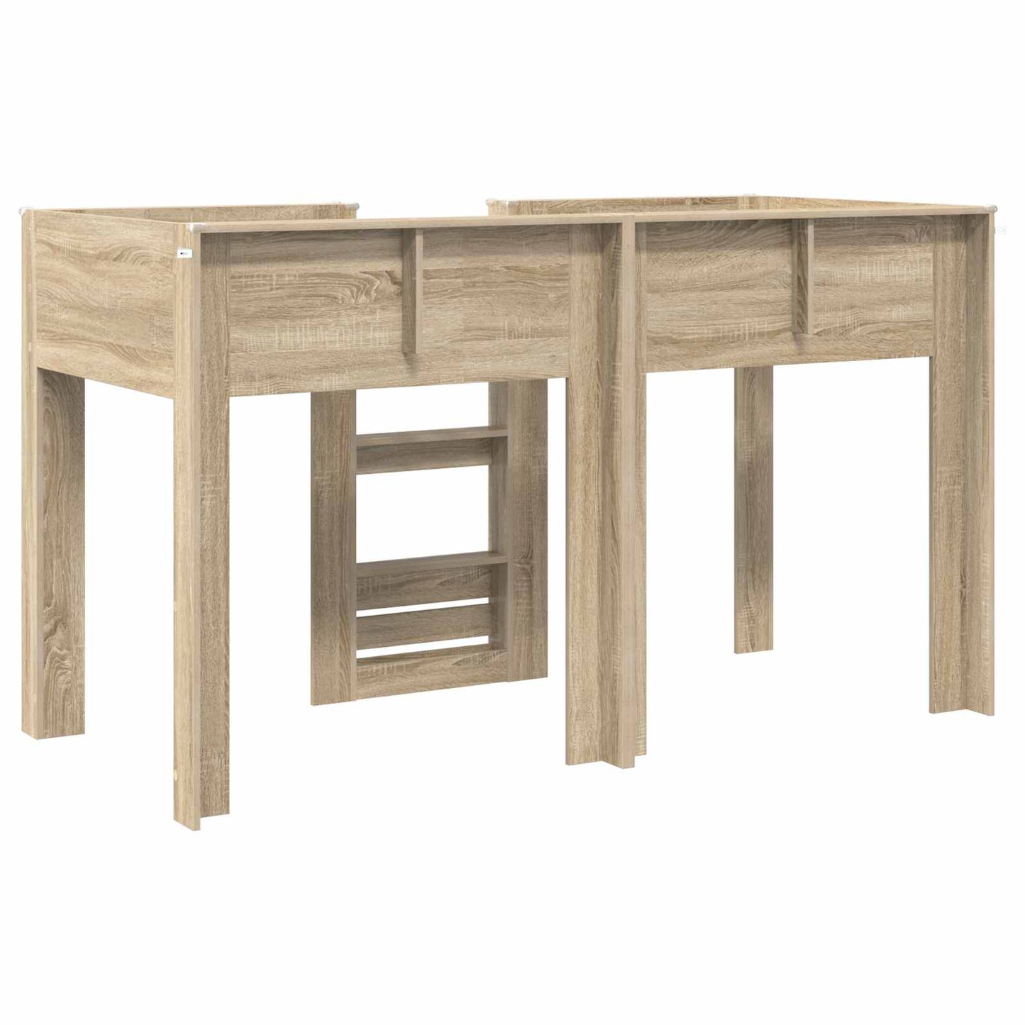 vidaXL Bunk Bed for Kids Sonoma Oak 75 x 190 cm Engineered wood