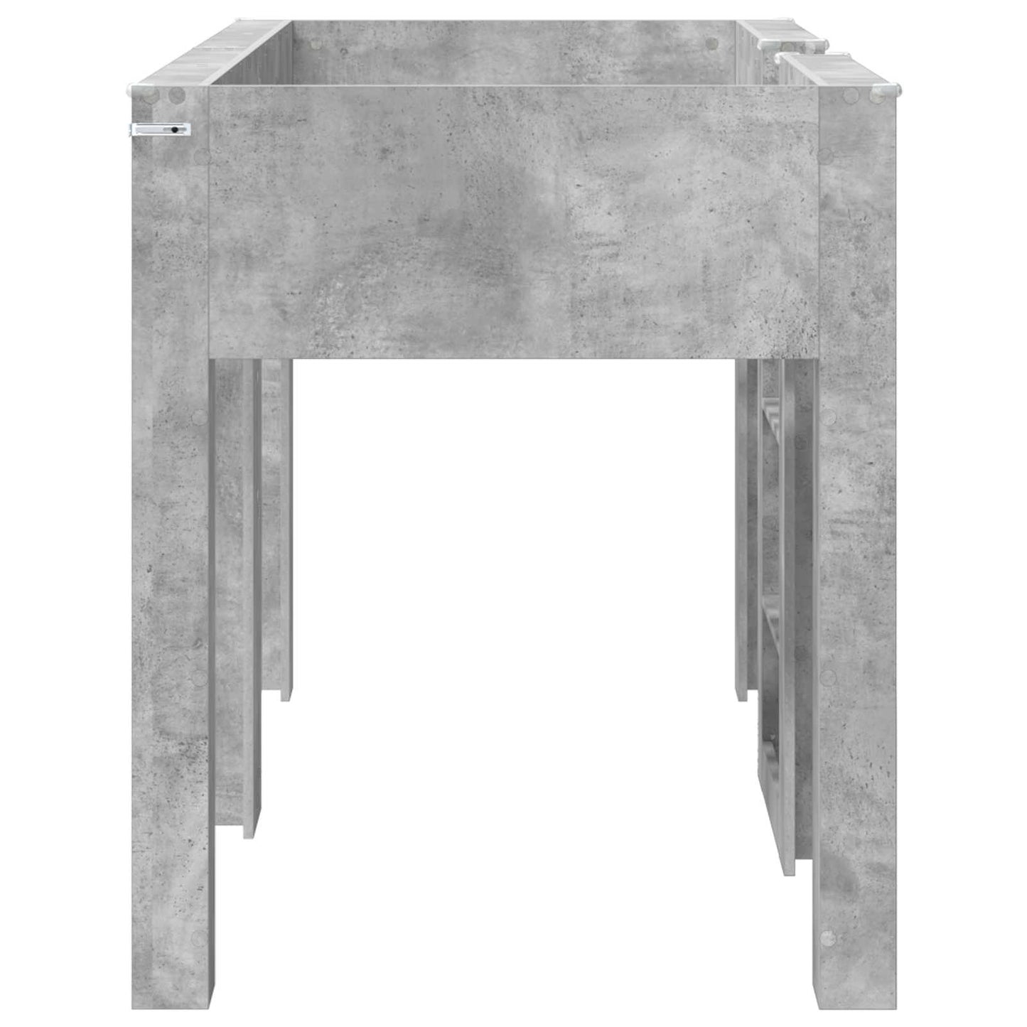vidaXL Bunk Bed for Kids Concrete Grey 75 x 190 cm Engineered wood