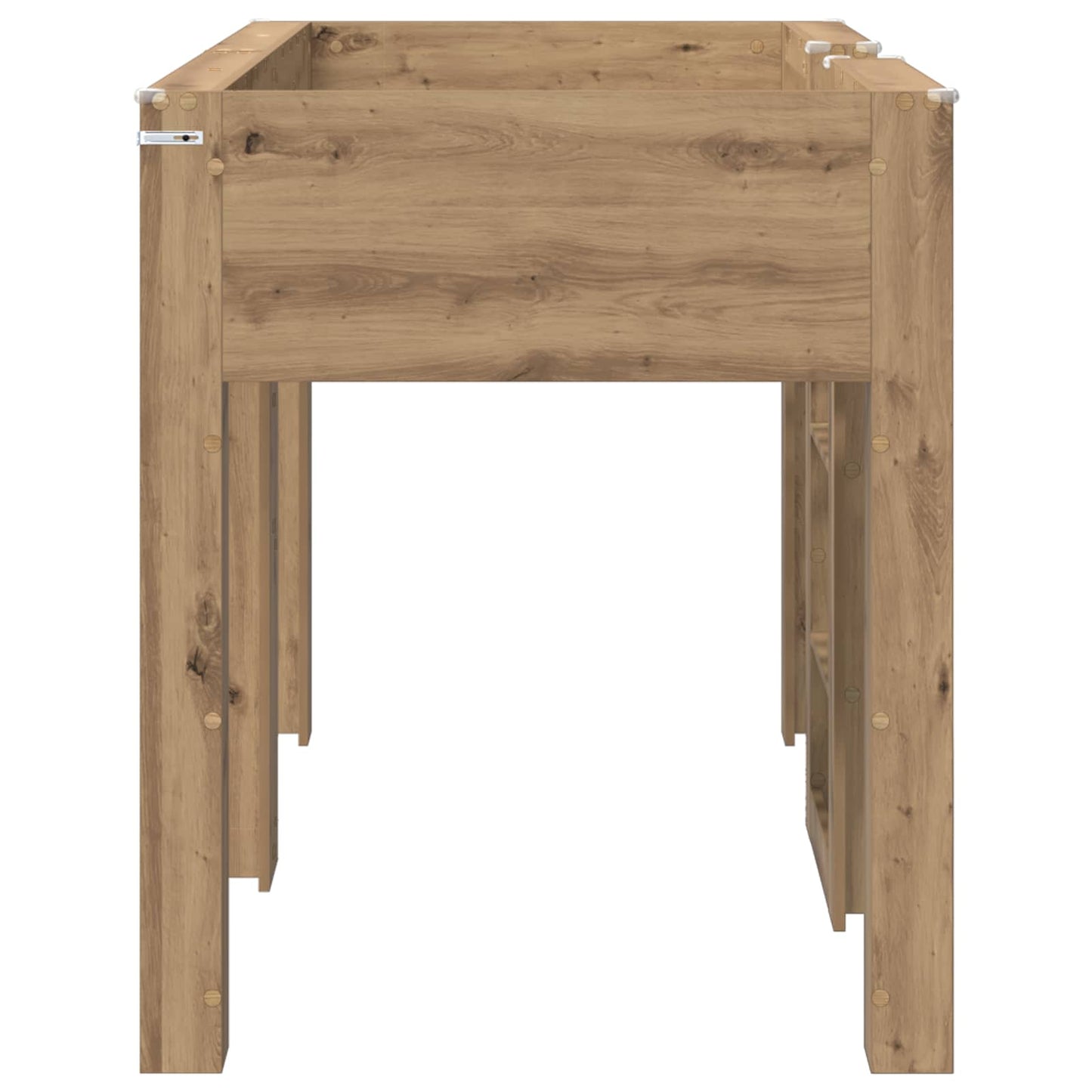 vidaXL Bunk Bed for Kids Artisan Oak 75 x 190 cm Engineered wood