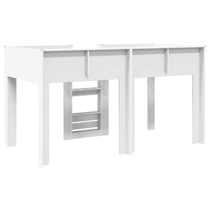 vidaXL Bunk Bed for Kids White 90 x 190 cm Engineered wood