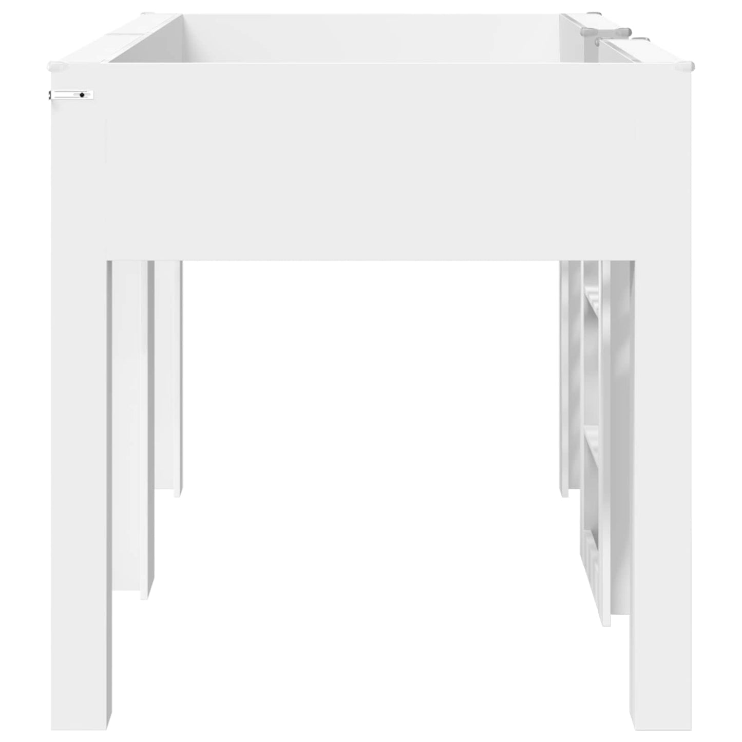 vidaXL Bunk Bed for Kids White 90 x 190 cm Engineered wood