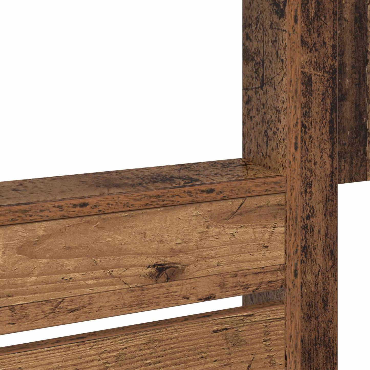 vidaXL Bunk Bed for Kids Old Wood 90 x 200 cm Engineered wood