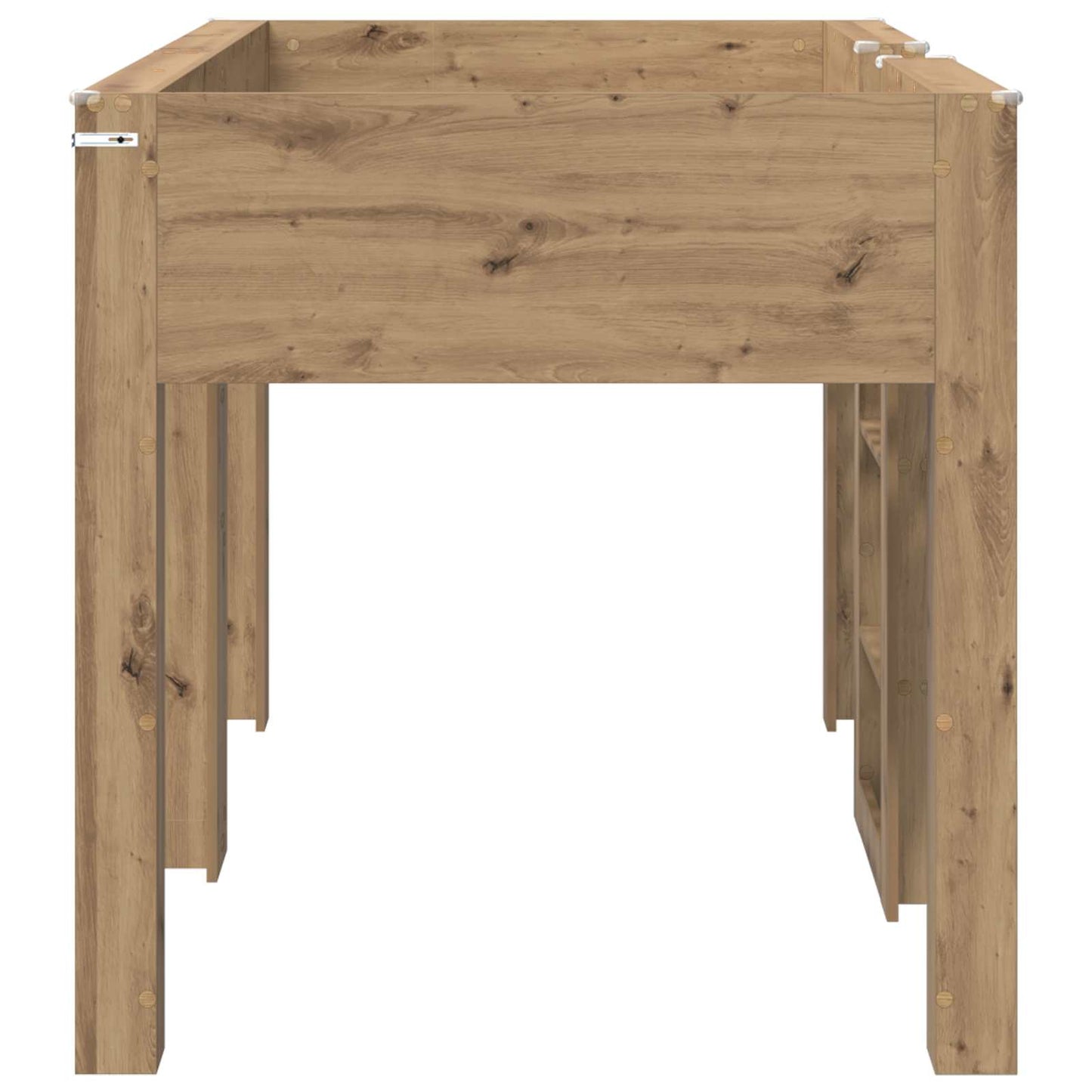 vidaXL Bunk Bed for Kids Artisan Oak 90 x 200 cm Engineered wood
