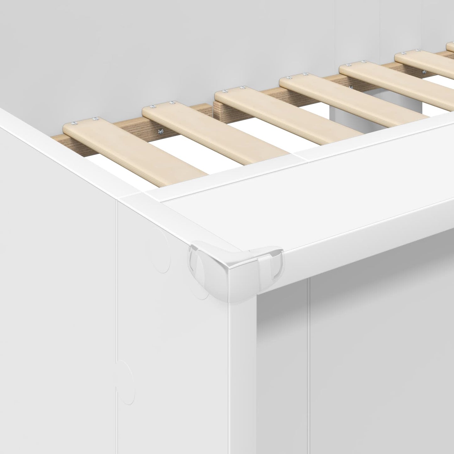 vidaXL Bunk Bed for Kids White 100 x 200 cm Engineered wood