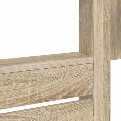 vidaXL Bunk Bed for Kids Sonoma Oak 100 x 200 cm Engineered wood