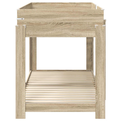 vidaXL Bunk Bed for Kids Sonoma Oak 100 x 200 cm Engineered Wood