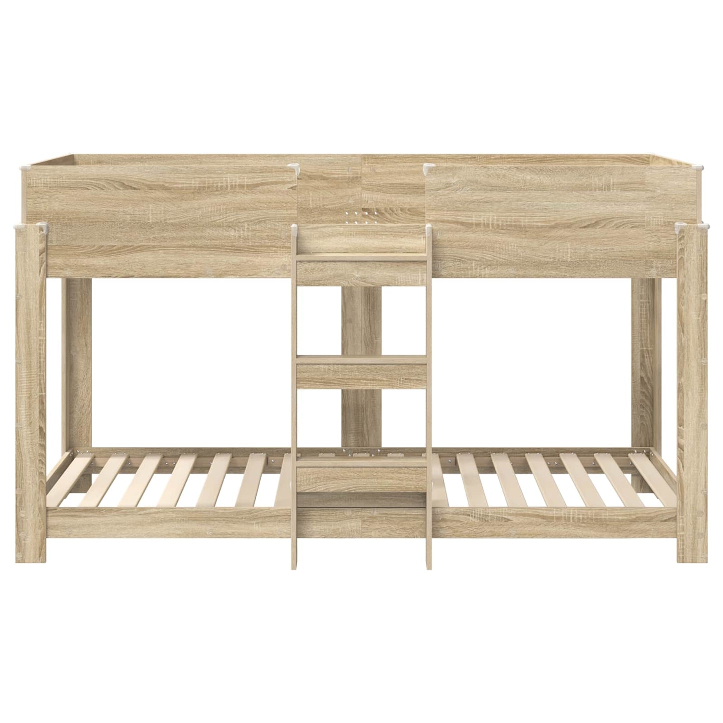 vidaXL Bunk Bed for Kids Sonoma Oak 90 x 200 cm Engineered Wood