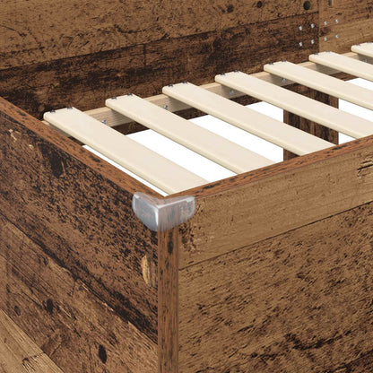 vidaXL Bunk Bed for Kids Old Wood 100 x 190 cm Engineered Wood