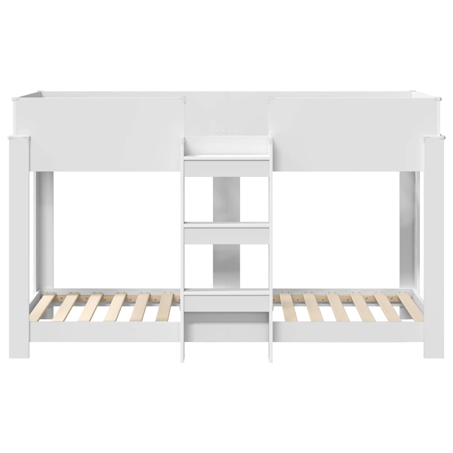 vidaXL Bunk Bed for Kids White 75 x 190 cm Engineered Wood