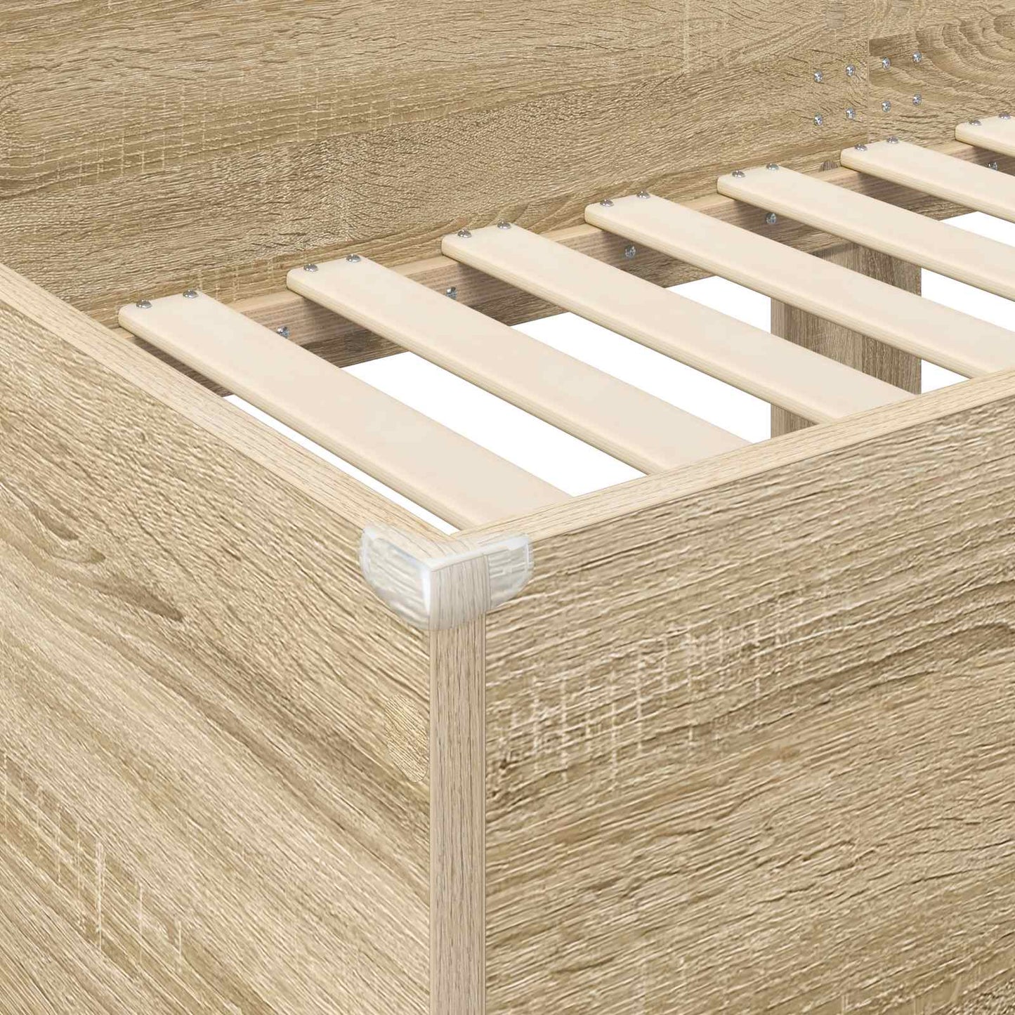 vidaXL Bunk Bed for Kids Sonoma Oak 75 x 190 cm Engineered Wood