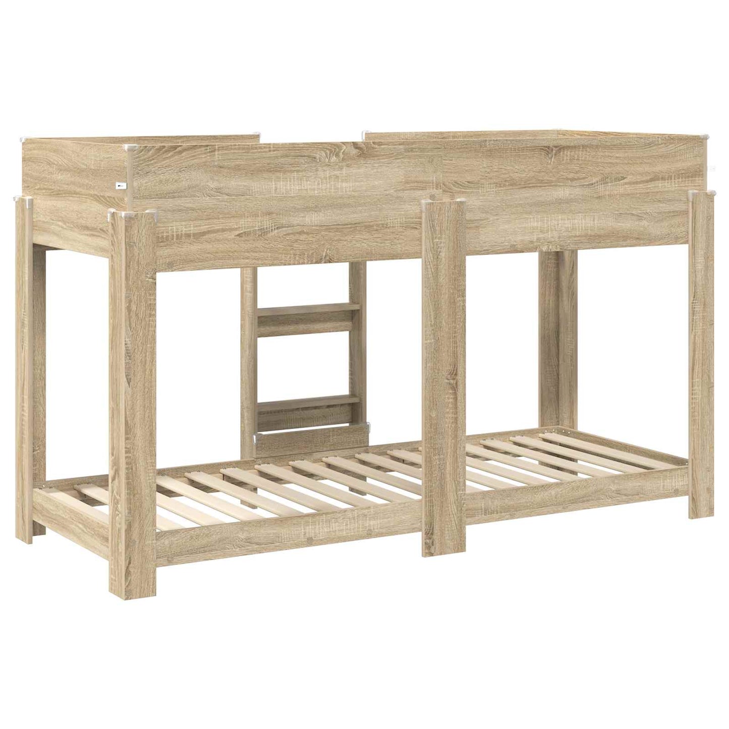 vidaXL Bunk Bed for Kids Sonoma Oak 75 x 190 cm Engineered Wood