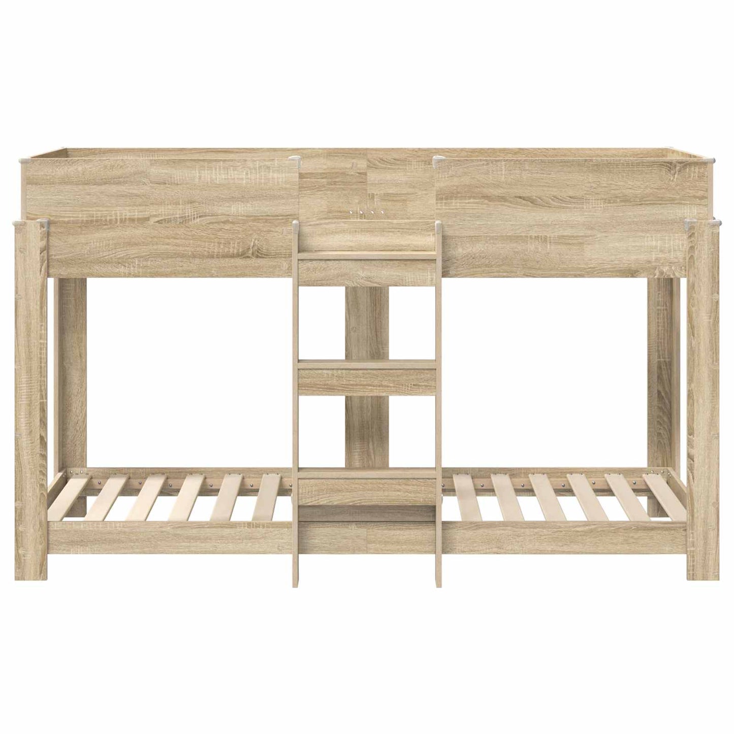 vidaXL Bunk Bed for Kids Sonoma Oak 75 x 190 cm Engineered Wood