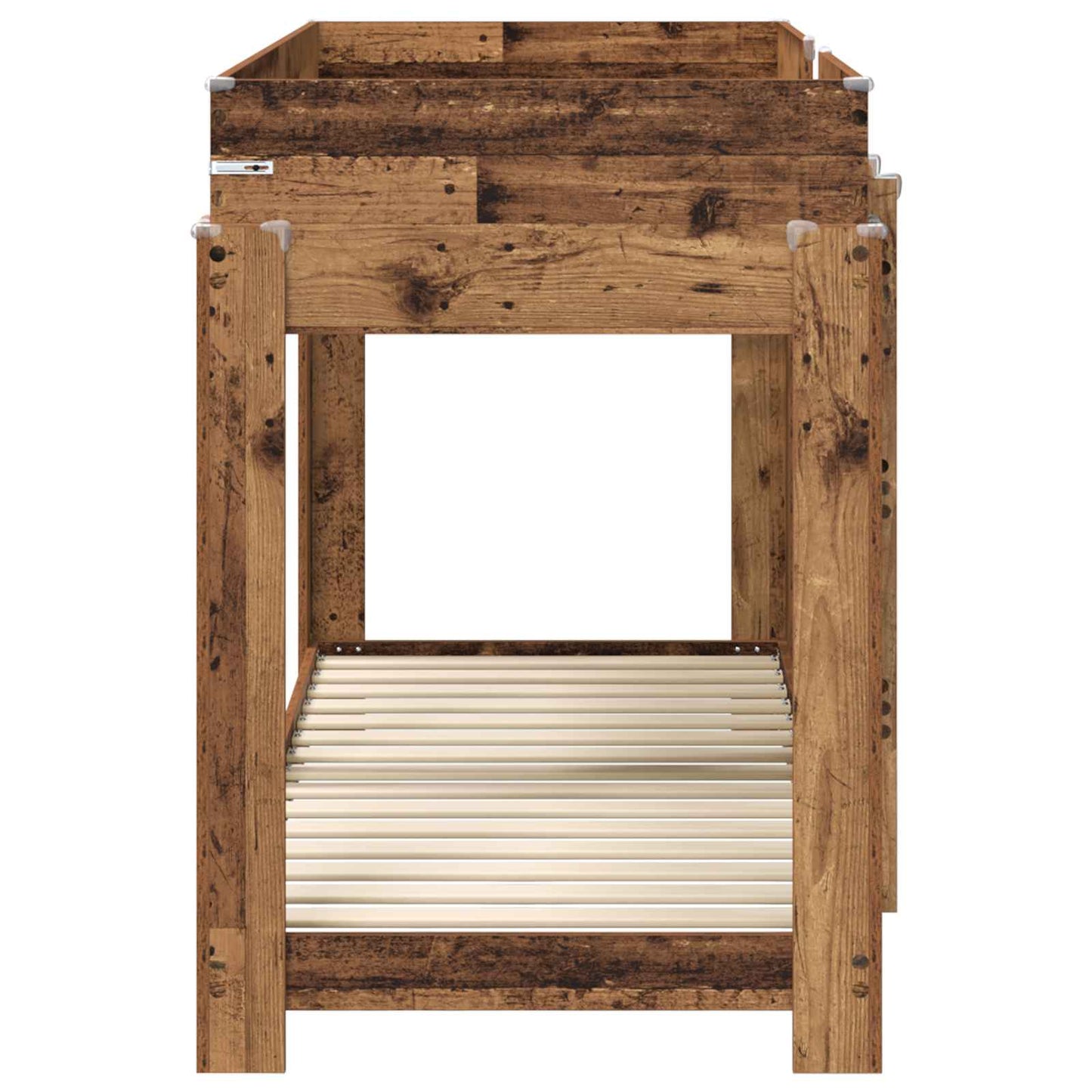 vidaXL Bunk Bed for Kids Old Wood 80 x 190 cm Engineered Wood