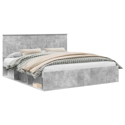 vidaXL Bed Frame with Headboard Concerte 180 x 200 cm Solid Pine Wood