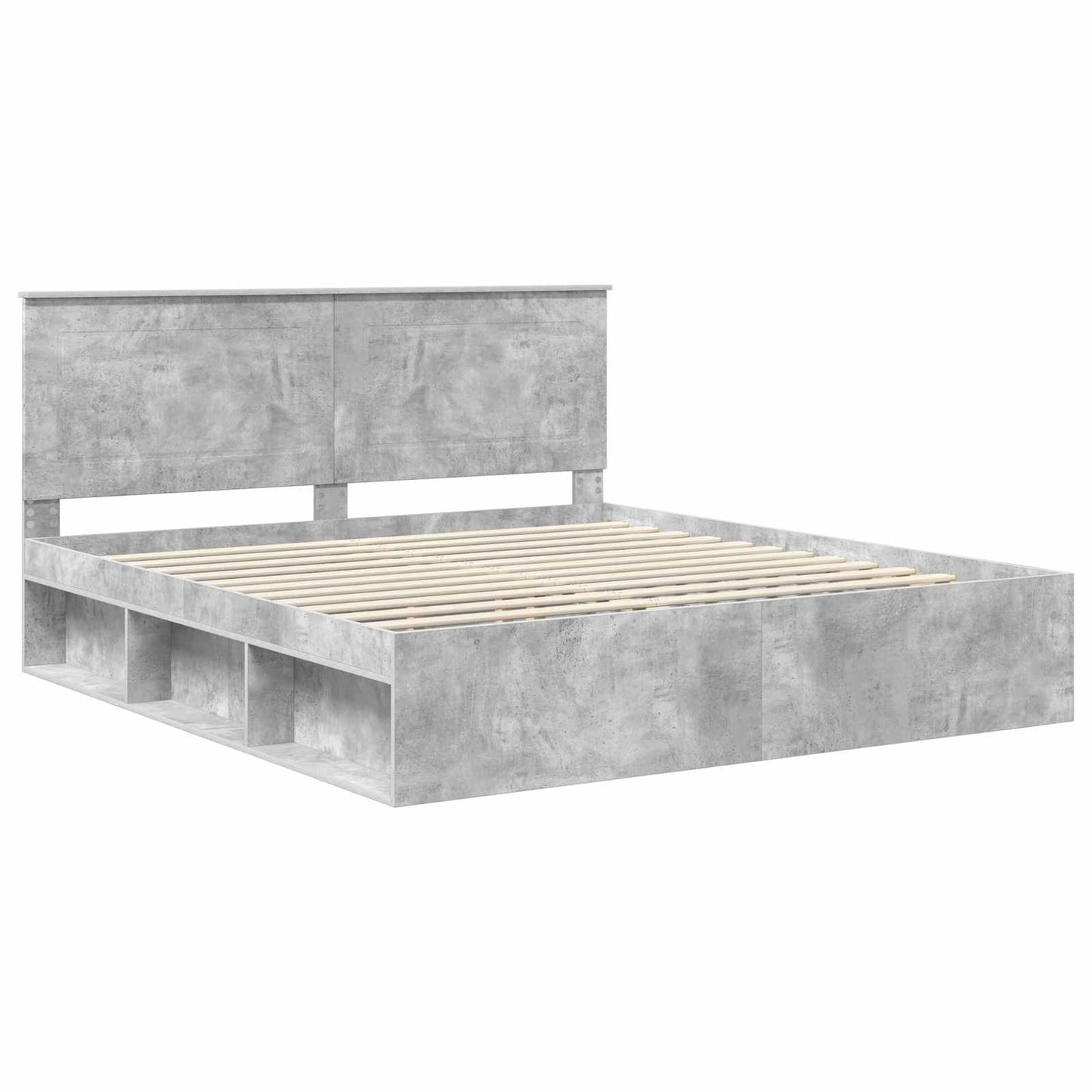 vidaXL Bed Frame with Headboard Concerte 180 x 200 cm Solid Pine Wood