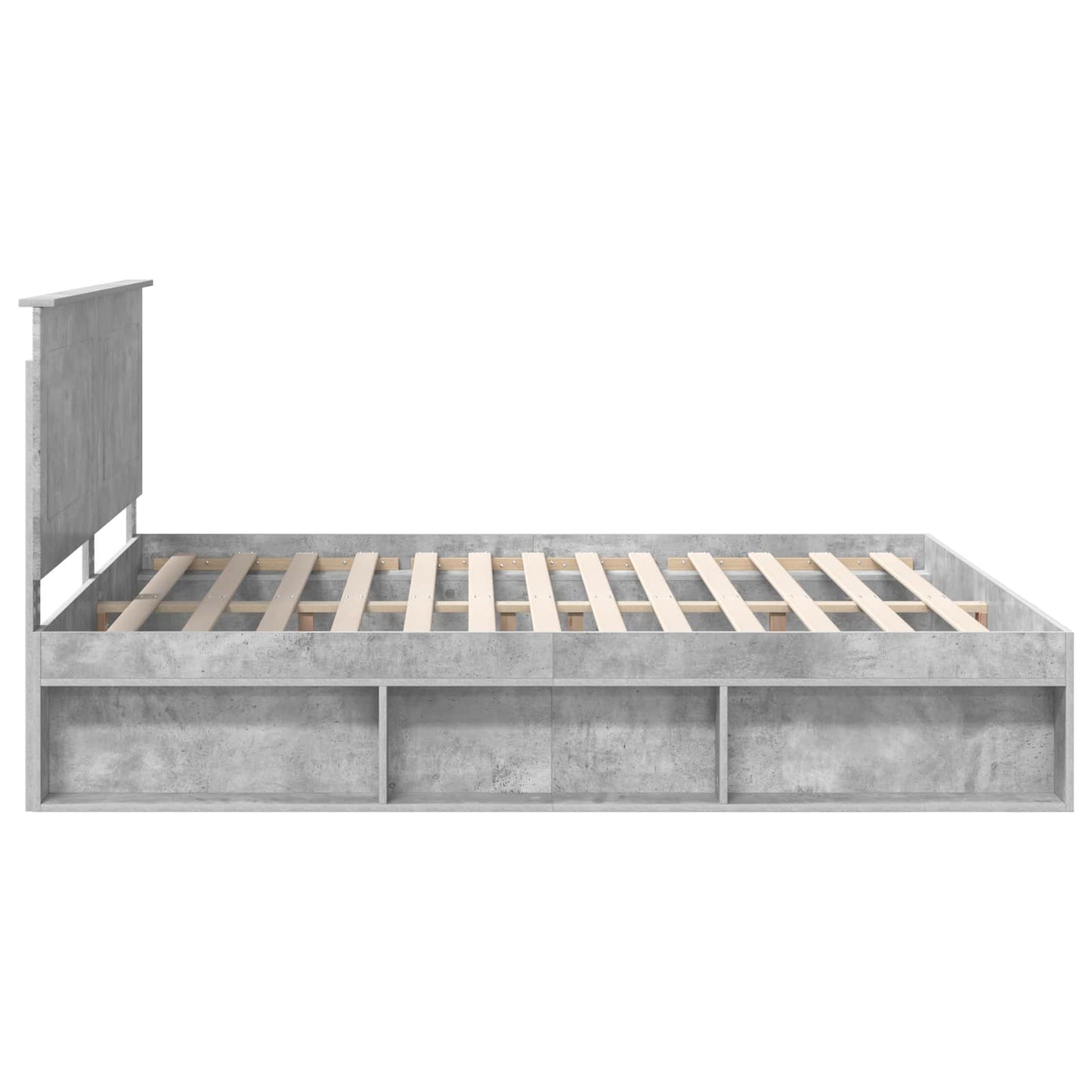 vidaXL Bed Frame with Headboard Concerte 180 x 200 cm Solid Pine Wood