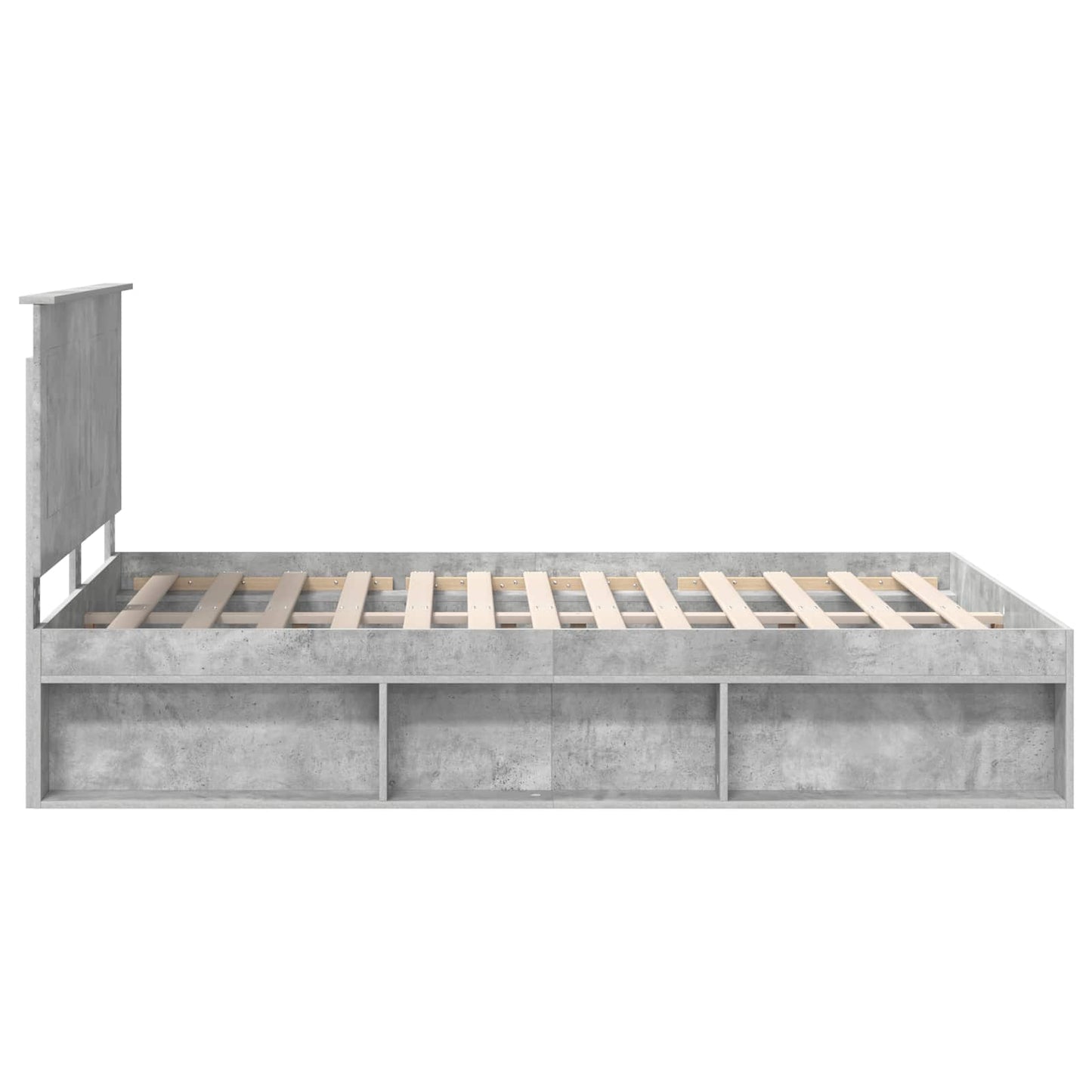 vidaXL Bed Frame with Headboard Concerte 160 x 200 cm Solid Pine Wood