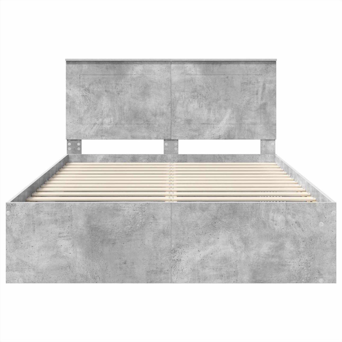 vidaXL Bed Frame with Headboard Concerte 140 x 190 cm Solid Pine Wood