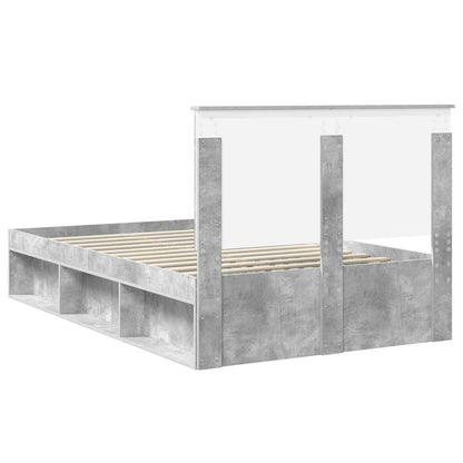 vidaXL Bed Frame with Headboard Concerte 120 x 200 cm Solid Pine Wood