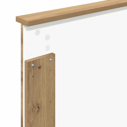 vidaXL Bed Frame Artisian Oak 90 x 190 cm Solid Pine Wood