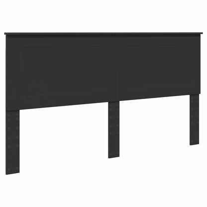 vidaXL Bed Frame with Drawer Black 200 x 200 cm Engineer Wood