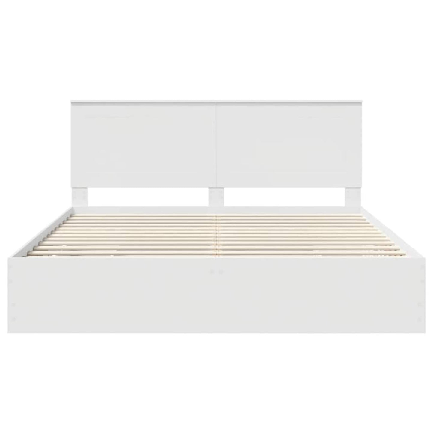 vidaXL Bed Frame with Drawer White 180 x 200 cm Engineer Wood