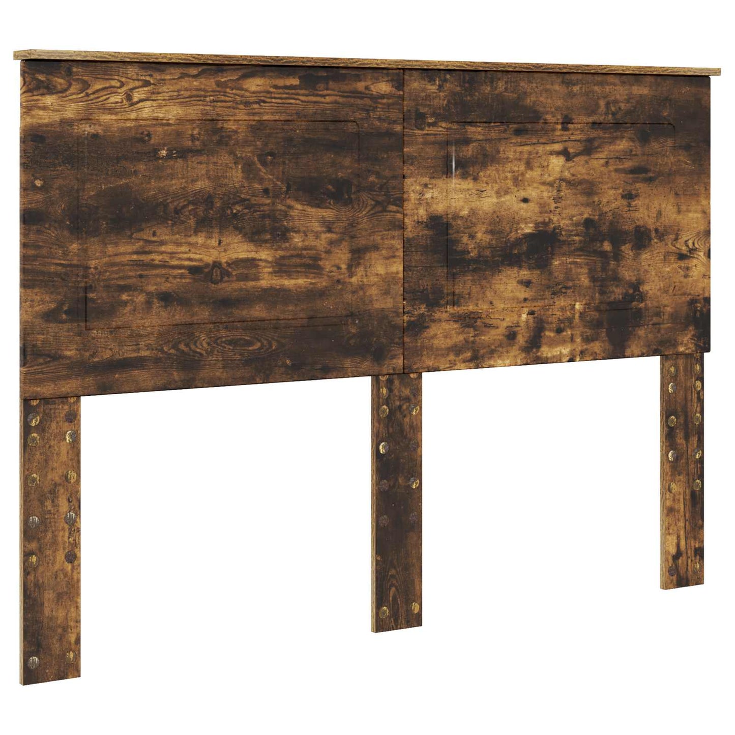 vidaXL Bed Frame with Drawer Smoked Oak 160 x 200 cm Engineer Wood