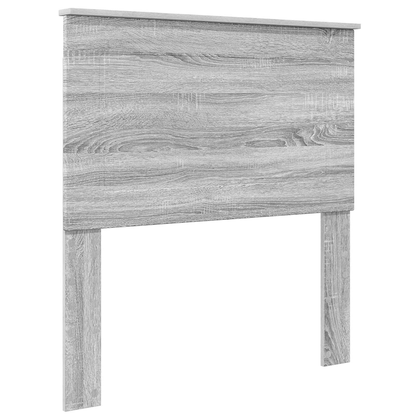 vidaXL Bed Frame with Drawer Grey Sonoma 90 x 200 cm Engineer Wood