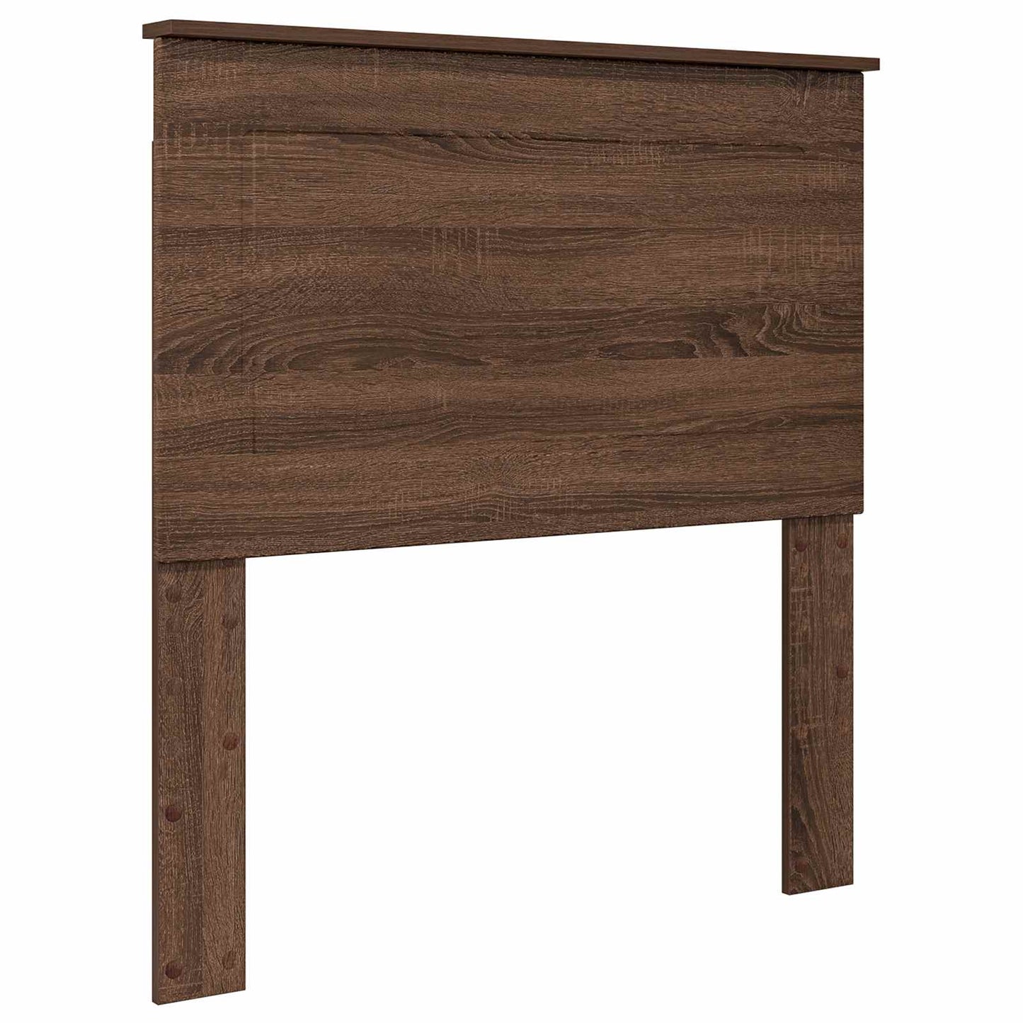 vidaXL Bed Frame with Drawer Brown Oak 75 x 190 cm Engineer Wood