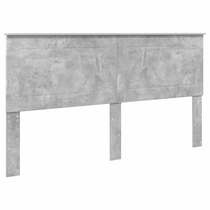vidaXL Bed Frame Concrete Grey 180 x 200 cm Engineered Wood