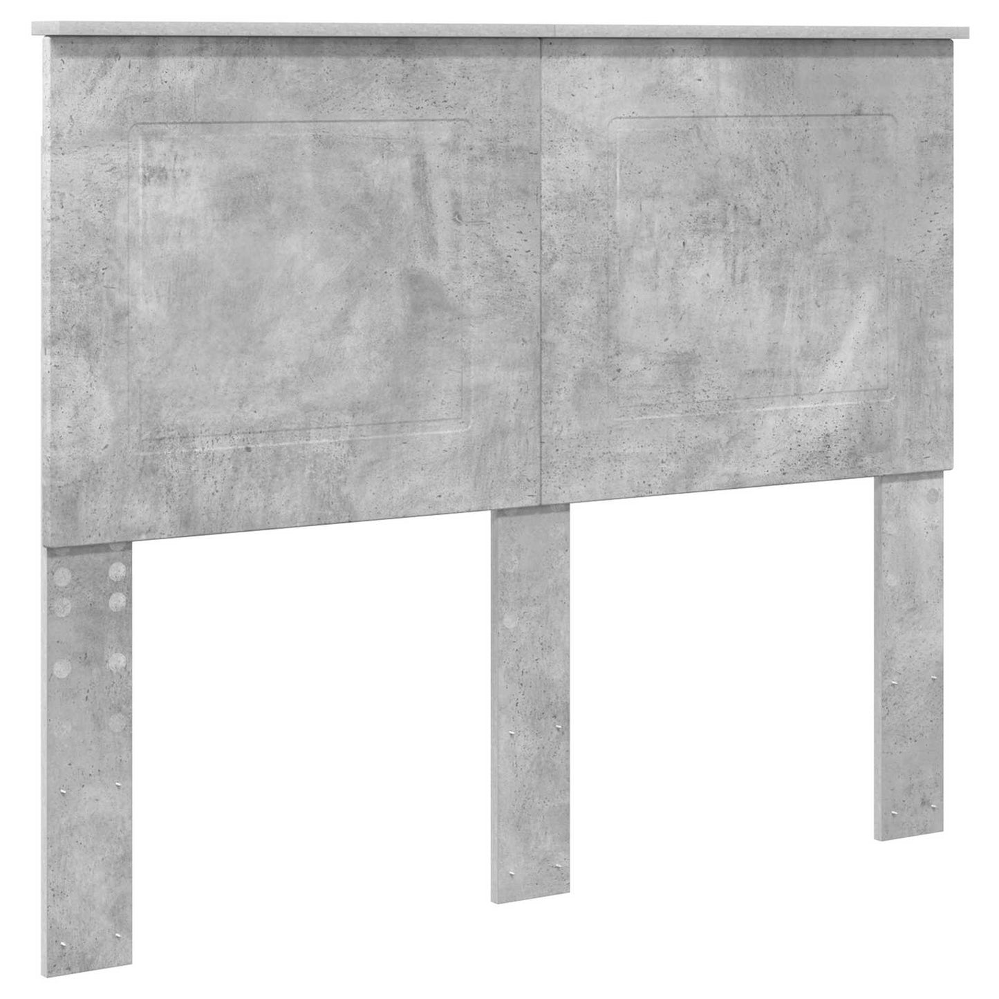 vidaXL Bed Frame Concrete Grey 120 x 200 cm Engineered Wood