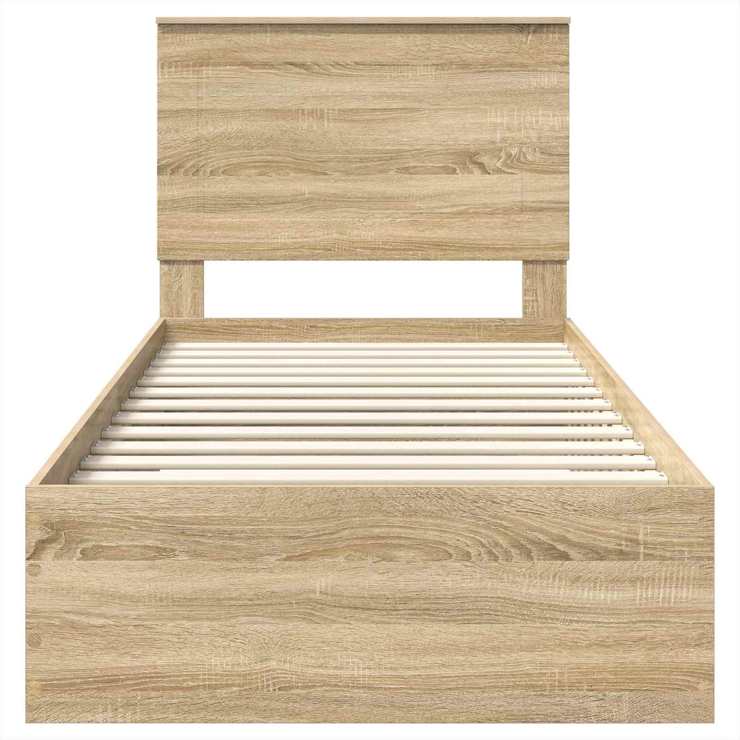 vidaXL Bed Frame with Drawer Sonoma Oak 100 x 200 cm Engineered Wood