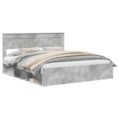 vidaXL Bed Frame with Headboard Concerte 180 x 200 cm Solid Pine Wood