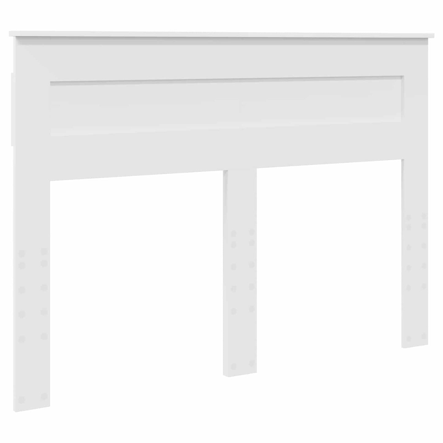 vidaXL Bed Frame with Headboard White 160 x 200 cm Solid Pine Wood