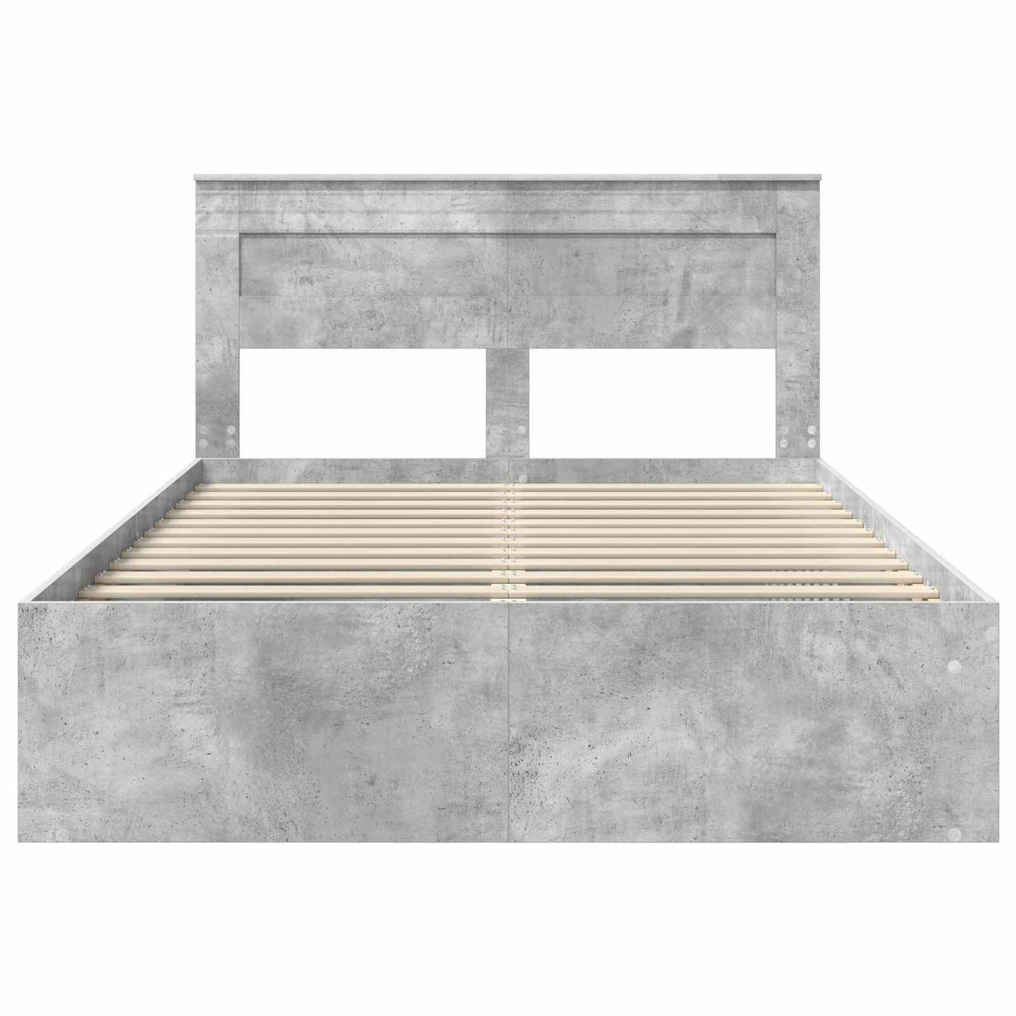 vidaXL Bed Frame with Headboard Concerte 140 x 190 cm Solid Pine Wood
