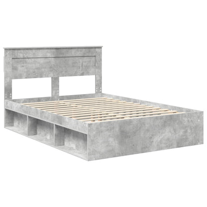vidaXL Bed Frame with Headboard Concerte 140 x 200 cm Solid Pine Wood