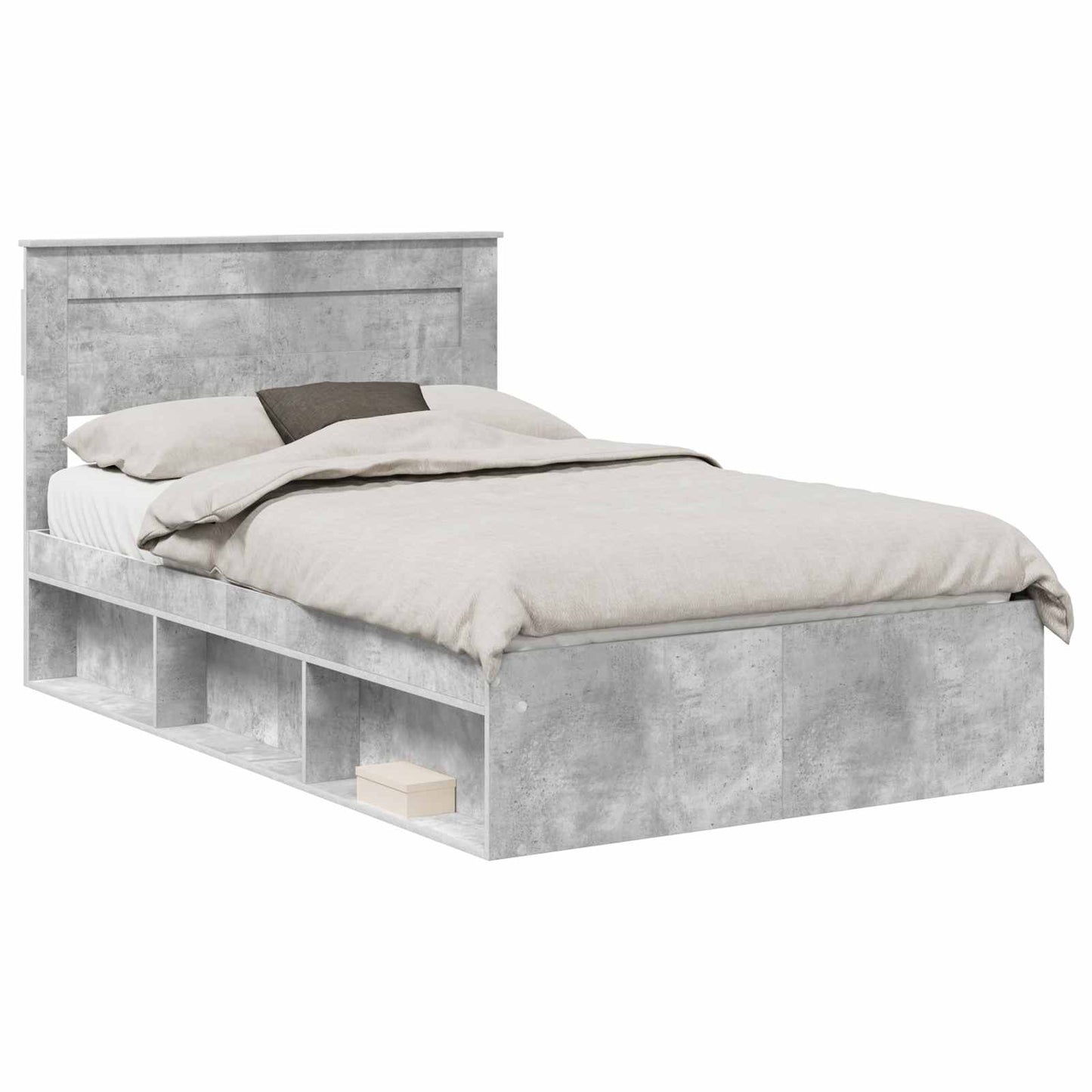 vidaXL Bed Frame with Headboard Concerte 120 x 200 cm Solid Pine Wood