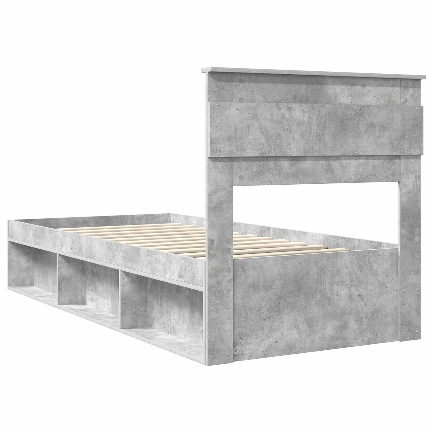 vidaXL Bed Frame with Headboard Concerte 90 x 200 cm Solid Pine Wood
