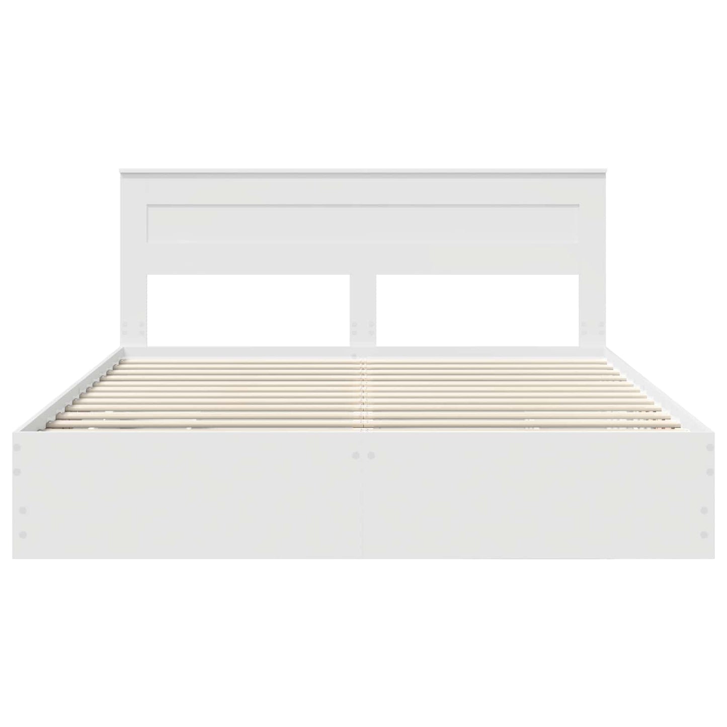 vidaXL Bed Frame with Drawer White 180 x 200 cm Engineer Wood