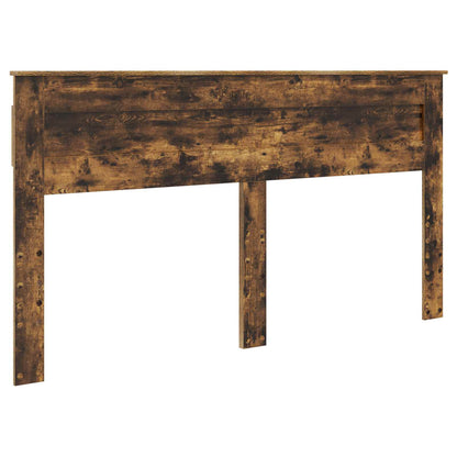 vidaXL Bed Frame with Drawer Smoked Oak 180 x 200 cm Engineer Wood