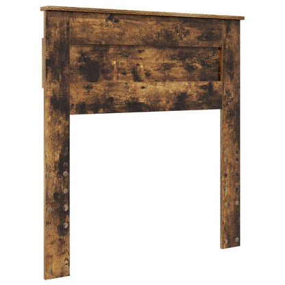 vidaXL Bed Frame with Drawer Smoked Oak 100 x 200 cm Engineer Wood