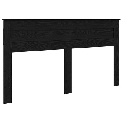 vidaXL Bed Frame with Headboard Black Oak 180 x 200 cm Engineered Wood